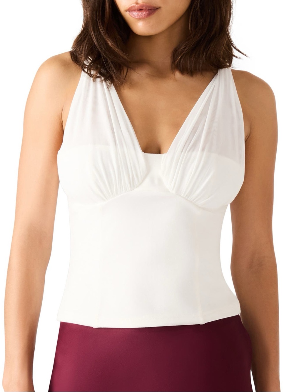 🥥▫️Steve Madden‎ Addysin Top Straps Cutout With Built In Bra ▫️🥥